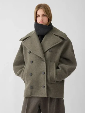 Der Ovalo-Peacoat Runder Peacoat