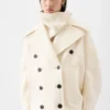 Der Ovalo-Peacoat Runder Peacoat