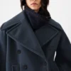 Der Ovalo-Peacoat Runder Peacoat