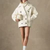 Der Ovalo-Peacoat Runder Peacoat