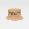 Der Pesco-Bucket-Hat Bestickter Raffia-Bucket-Hat