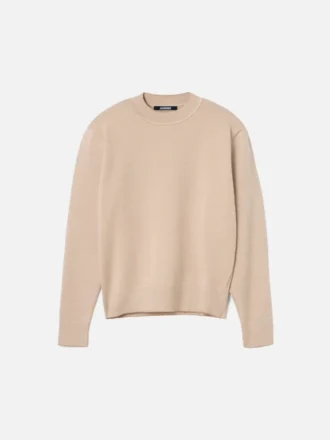 Der Piqué-Pullover Piqué-Strickpullover