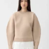 Der Piqué-Pullover Piqué-Strickpullover
