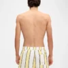 Der Puntini-Badeanzug Gestreifte Badeshorts