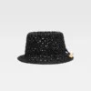Der Spiaggia-Bucket-Hat Raffia-Charm-Bucket-Hat