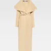 Der Telo-Mantel Langer Shearling-Mantel