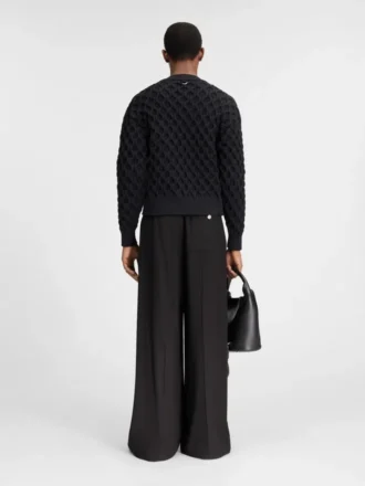 Der Torsade-Pullover Honeycomb-Pullover