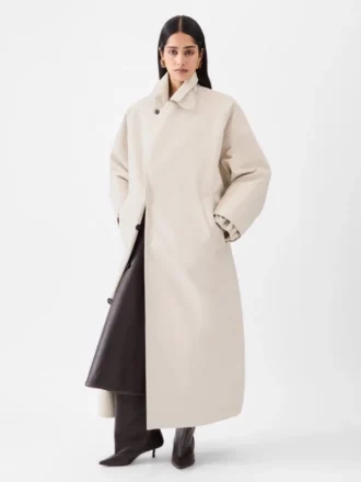 Der Trapezi-Trenchcoat Lässiger Trenchcoat
