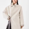 Der Trapezi-Trenchcoat Lässiger Trenchcoat