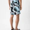 Die Aloe-Shorts Shorts mit Wavy Psyche-Print