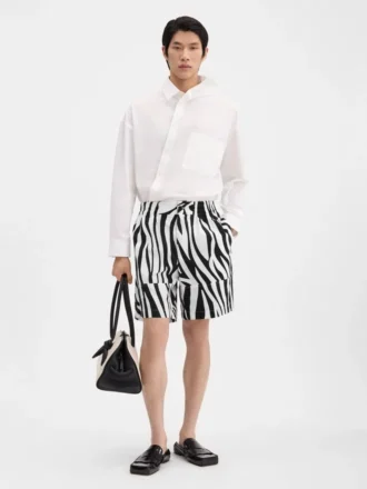 Die Aloe-Shorts Shorts mit Zebra-Arty-Print