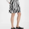 Die Aloe-Shorts Shorts mit Zebra-Arty-Print