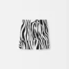 Die Aloe-Shorts Shorts mit Zebra-Arty-Print