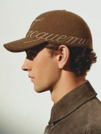 Die Atelier-Baseballkappe Baseballkappe mit Jacquard-Logo
