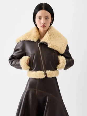 Die Aviator-Jacke Asymmetrische Fliegerjacke