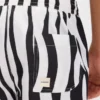 Die Badehose Puntini Badehose mit Zebra-Arty-Print