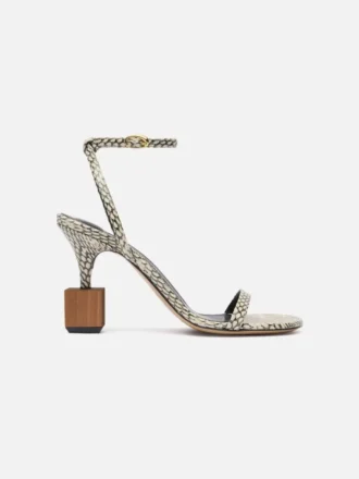 Die Bisou-Sandalen Sandalen mit geometrischem Absatz