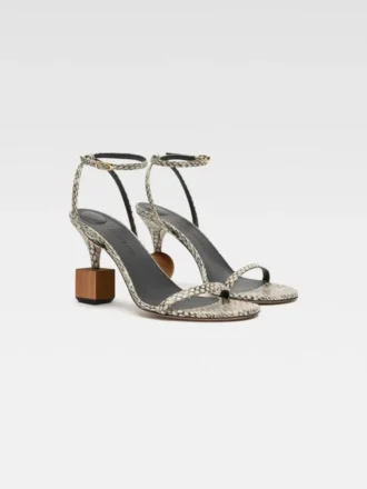 Die Bisou-Sandalen Sandalen mit geometrischem Absatz