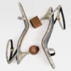 Die Bisou-Sandalen Sandalen mit geometrischem Absatz