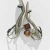 Die Bisou-Sandalen Sandalen mit geometrischem Absatz
