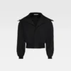 Die Bordo-Bomberjacke Ribber-Bomberjacke