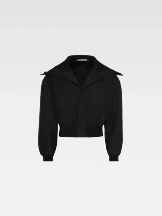 Die Bordo-Bomberjacke Ribber-Bomberjacke