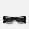 Die Capri-Sonnenbrille Rechteckige Cat-Eye-Sonnenbrille