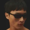 Die Capri-Sonnenbrille Rechteckige Cat-Eye-Sonnenbrille