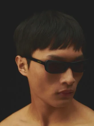 Die Capri-Sonnenbrille Rechteckige Cat-Eye-Sonnenbrille