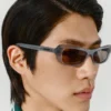 Die Capri-Sonnenbrille Rechteckige Cat-Eye-Sonnenbrille