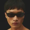 Die Capri-Sonnenbrille Rechteckige Cat-Eye-Sonnenbrille