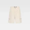 Die Cargo-Bermudashorts Cargo-Shorts mit Gürtel