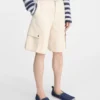 Die Cargo-Bermudashorts Cargo-Shorts mit Gürtel