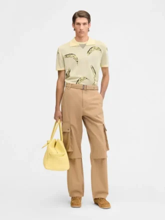 Die Cargohose Cargohose mit Gürtel