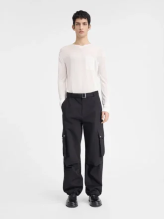 Die Cargohose Cargohose mit Gürtel