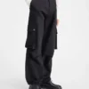 Die Cargohose Cargohose mit Gürtel