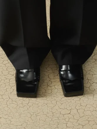 Die Carré-Loafer Quadratische Loafer