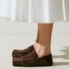 Die Carré-Loafer Quadratische Loafer