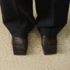 Die Carré-Loafer Quadratische Loafer