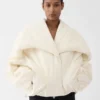 Die Châle-Bomberjacke Schal-Bomber