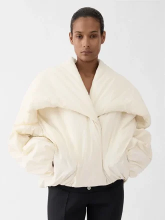 Die Châle-Bomberjacke Schal-Bomber