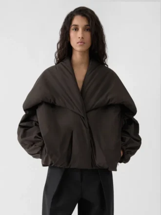 Die Châle-Bomberjacke Schal-Bomber