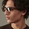 Die Curvo-Sonnenbrille Ovale Cat-Eye-Sonnenbrille