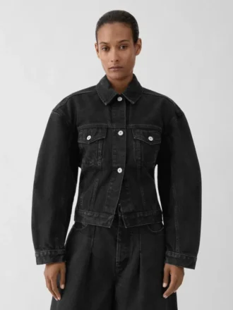 Die Denim-Jacke von De-Nîmes Taillierte Jeansjacke