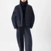 Die Denim-Strickjacke von de-Nîmes Denim-Strickjacke