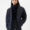 Die Denim-Strickjacke von de-Nîmes Denim-Strickjacke
