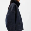Die Denim-Strickjacke von de-Nîmes Denim-Strickjacke