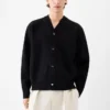 Die Doppio-Strickjacke Abgerundete Strickjacke