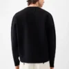 Die Doppio-Strickjacke Abgerundete Strickjacke