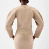 Die Doppio-Strickjacke Geschwungene Strickjacke